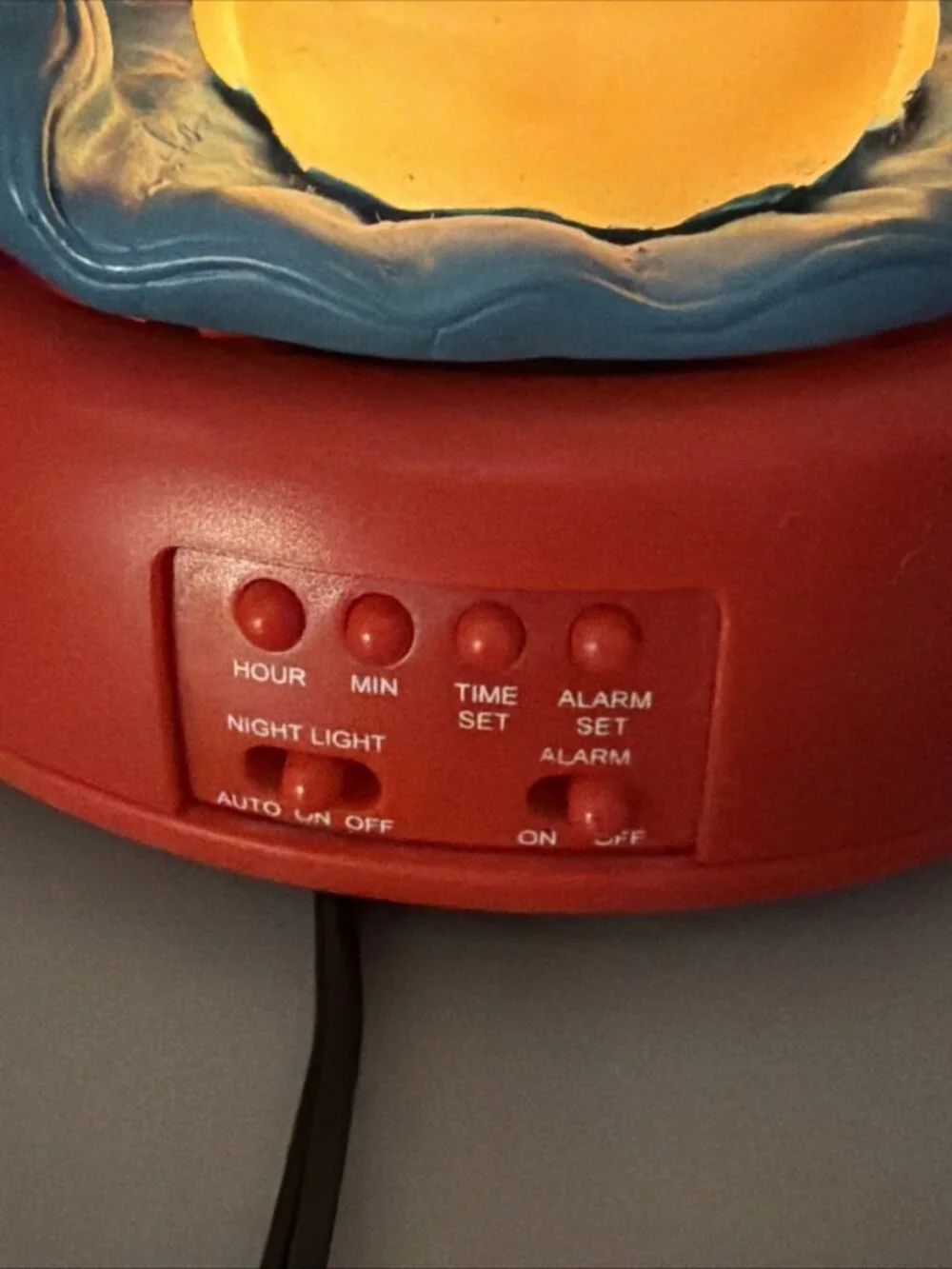 Vintage Winnie the Pooh Alarm Clock And Nightlight - Used Fully Functioning